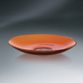 Designer Orange Glass Plate